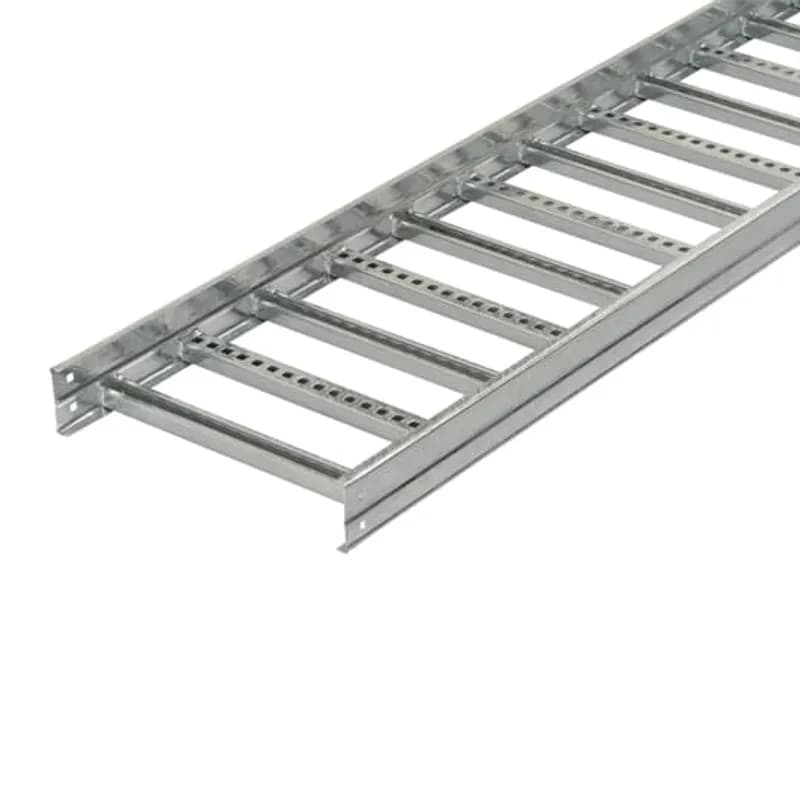 ABB - Installation Products SHTC06V-3B - Bare steel cable channel tray straight section ventilated trough bottom. 6 inches width, 3 meters length.