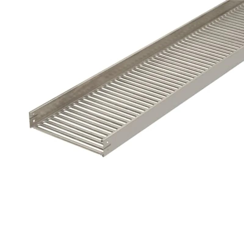 ABB - Installation Products ALU1324S036 - Aluminum unit or one-piece tray straight section 3-5/8 inches side rail height 24 inches width ventilated trough