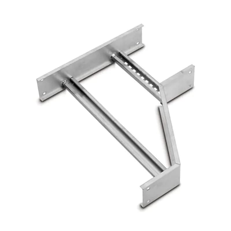 ABB - Installation Products SHF31812LHRRG - Hot-dipped galvanized steel fitting 3-5/8 inches side rail height 18 inches x 12 inches width ladder horizontal right reducer ground hole