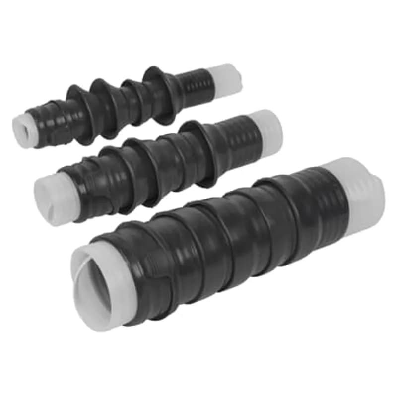 ABB - Installation Products R2T15J2-T0240 - Ranger2 Termination for 15KV outdoor application, cable insulation diameter .84 - 1.38 inches for Concentric Neural and Jacketed Concentric Neutral Cable, includes Universal Aluminum Barrel For Aluminum or Copper Conductor with copper wire lead #2-4/0, Stranded or Compressed 1/0/ Compact or Solid 2/0.