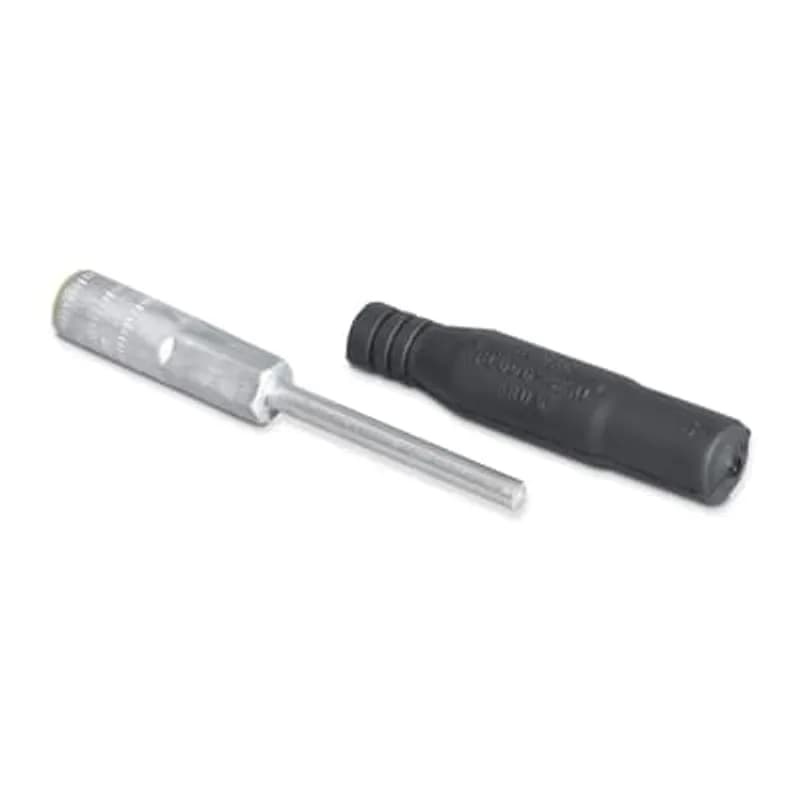 ABB - Installation Products RX 5 U 40-6 - Aluminum Insulated Pin Terminal - Conductor Size 4/0 Aluminum Stranded to 4/0 ACSR, Solid Copper Pin 2/0, Pin Length 6 Inches. Cover - FloodSeal RX 5. Body .906 inch diameter. Dies TX, 76, 249, 840, 11A.