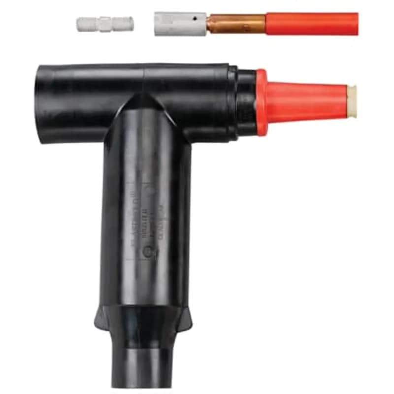 ABB - Installation Products 656BCETP - 600 Amp, 15kV, ComboT Elbow / Reducing Tap Plug (Aluminum) with Test Point - Basic Combo T Elbow with Bus and Stud.