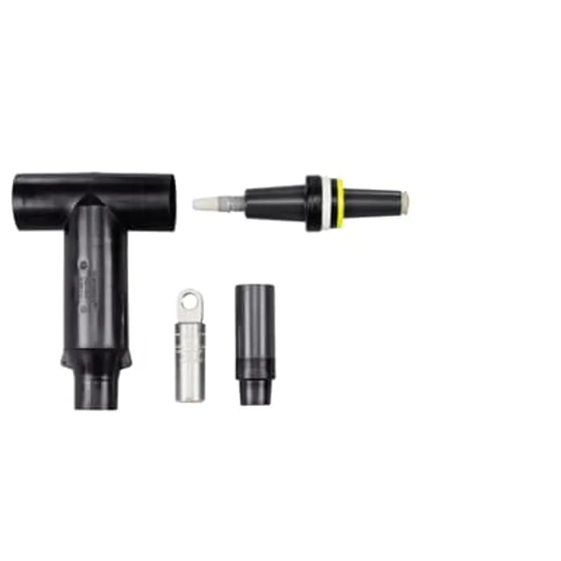 ABB - Installation Products 655LRTPFB-N5410 - 600 Amp, 15kV, Deadbreak Stick-Op Connector Kit, Cable Insulation Diameter 0.675 inch to 0.785 inch. Bi-Metal Compression Lug. Conductor Size AWG or kcmil, Compressed Stranded 1000.