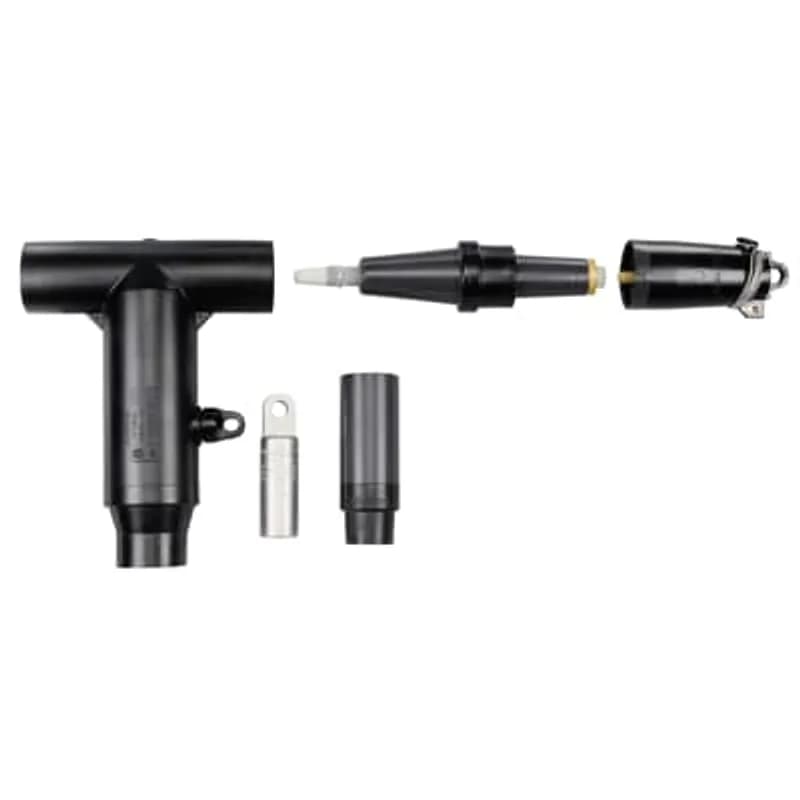 ABB - Installation Products 756LRTP-P0410-DRGS - 600 Amp, 35kV, Deadbreak, Stick-Op Connector Kit, with Capacitive test point, Aluminum Compression Lug. Cable Insulation Diameter 1.725 inch to 1.935 inch. Conductor Size AWG or kcmil, Compressed Stranded 1000. With Insulated Cap. Cold-Shrinkable Jacket Seal Included.