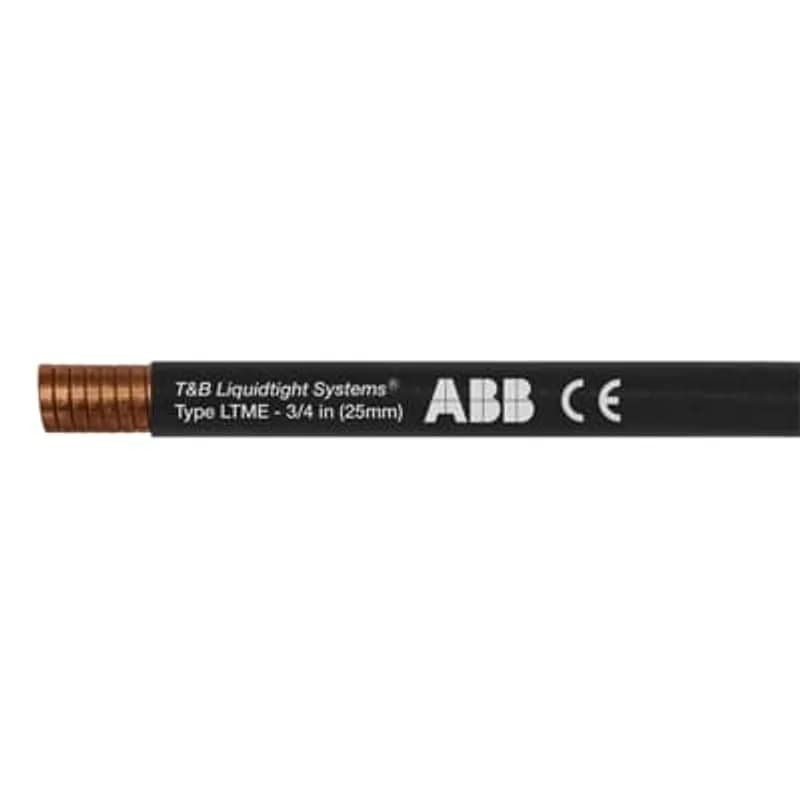 ABB - Installation Products LTMES05G-E - Liquid Tight Flexible Metallic Conduit, Bronze Core with PVC Jacket, Conduit Size 1-1/4 Inch, Length 60 Meters/200 Feet, EMC Mid Performance, Halogen Free, Compliant to RoHS and WEEE, Working Temperature -55 to 105 Degrees C, Gray