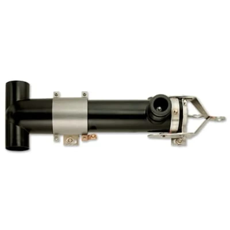 ABB - Installation Products MCAN-5B15-6E2 - Fuse Canister for Fuses HTFX2340065 and HTFX230080 25.80 inches long. Customer specific modifications 8.3kV, 65-80 Amps. 600 Amp Elbow Connector on one end and 200 Amp Bushing Well on the other.