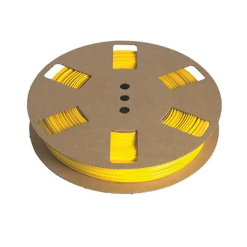 ABB - Installation Products PO-04000DN4 - Oval Cable Markers - Series PO Profile, Diameter 2.2mm/2.8mm Min/Max, Area 1.0 millimeters squared, Color Yellow, Wire Range 17-15AWG, Packaging 50m or 200m on Reel, Compatible Printers Promark T-800, MK10, MK10-DH, and SP2000