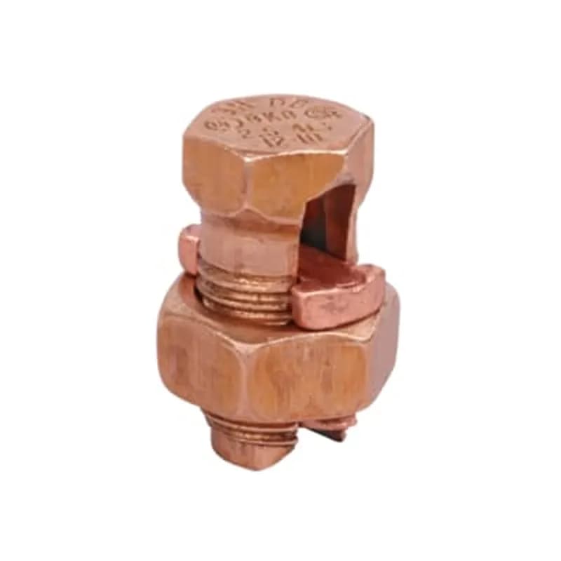 ABB - Installation Products 8SBC-B2-5 - Copper Split Bolt, Wire Size 16 Str - 8 Str/Sol, Hex Design