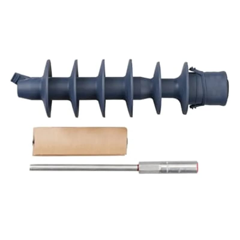 ABB - Installation Products PCT21260-4 - 25kv, Single Piece Terminator (Class 1), includes Aluminum Rod Contact for Aluminum Conductors only, Power Cable Termination, Conductor Size - 3/0 Stranded/Compressed or 4/0 Compact/Solid, Use for Insulation Diameter Range from .830 to 1.180 inches.
