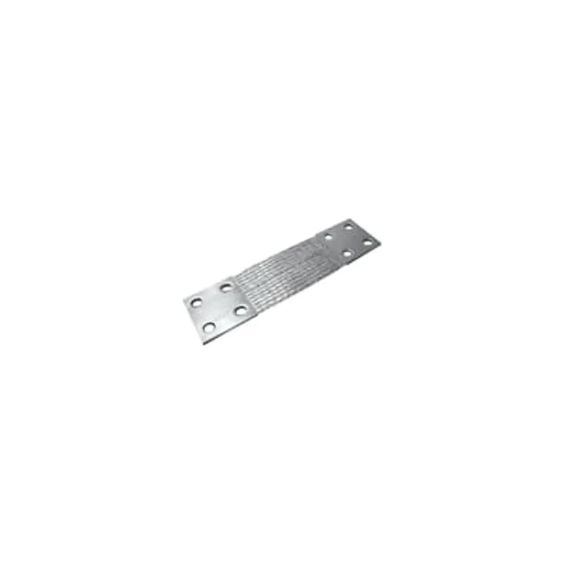 ABB - Installation Products SWC150A1736 - Tinned Copper, Standard Flexible Braid Connector, SWC Series, 4-Hole Pads with NEMA Standard 9/16 inch (14.3 mm) Holes and 1-3/4 inch (44.4 mm) Spacing Center to Center, 29 inch (736 mm) long, 3 inch (76.2 mm) wide, 5/16 inch (8 mm) thick. Pad 3 inch x 3 inch. 30 AWG Individual Strand.