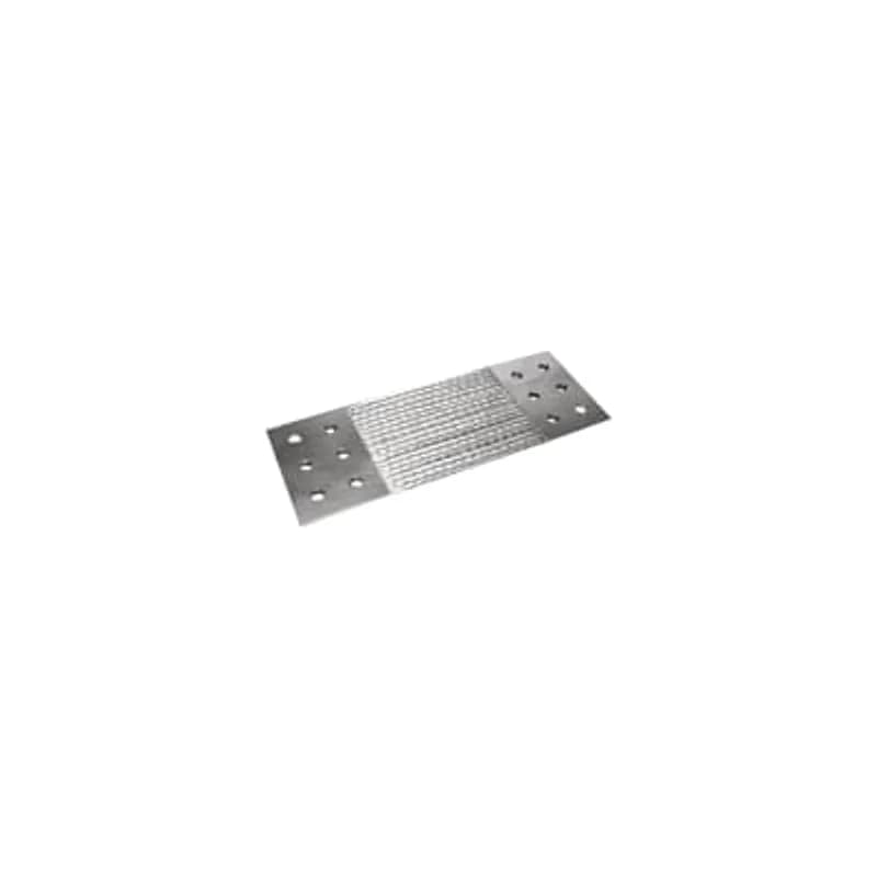 ABB - Installation Products LTL400D3965 - Tinned Copper, Standard Flexible Braid Connector, LTL Series - Large Transformer Links, 6-Hole Pads with NEMA Standard 9/16 inch (14.3 mm) Holes and 1-3/4 inch (44.4 mm) Spacing Center to Center, 38 inch (965 mm) long, 6 inch (152.4 mm) wide, 1/2 inch (12.7 mm) thick. Pad 6 inch x 4 inch. 30 AWG Individual Strand.