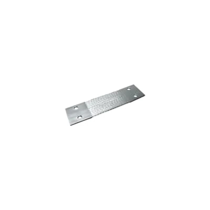 ABB - Installation Products SWC215E3915 - Tinned Copper, Standard Flexible Braid Connector, SWC Series, 2 Hole Pads with NEMA Standard 7/16 inch (11.1 mm) Holes and 1-1/2 inch (38.1 mm) Spacing Center to Center. 36 inch (915 mm) long, 3 inch (76.2 mm) wide, 3/8 inch (9.5 mm) thick. Pad 3 inch x 3 inch. 30 AWG Individual Strand. Holes Transverse to Braid.