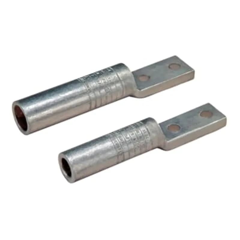 ABB - Installation Products N0260 - Tinned-Aluminum 2-Hole Spade Connector. Conductor Size 260 - 3/0 Stranded/Compressed or 4/0 Solid/Compact. Used for Ranger2 Lug Cable Terminator. For Aluminum or Copper Conductor.