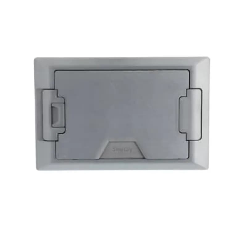 Concealed Service Top, Length 8.375 Inches, Width 5.5 Inches, Depth 0.845 Inches, Material Aluminum