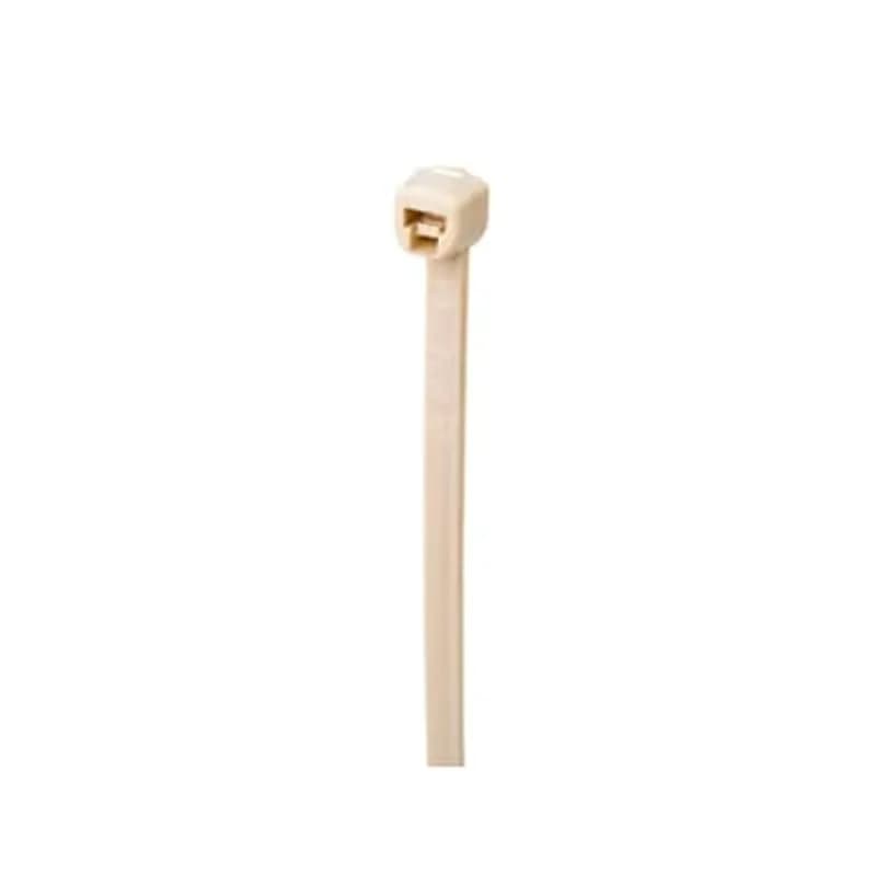 ABB - Installation Products TY400-50-ANTI - Antimicrobial Treated Cable Tie, Ivory Polyamide (Nylon 6.6) for Temperatures up to 85 Degrees Celsius (185 F) for Indoor Applications, UL/EN/CSA62275 Type 2/2S Rated for AH-2 Plenum, Length of 363mm (14.3 Inches), Width of 4.7mm (0.186 Inch), Thickness of 1.5mm (0.059 Inch), Tensile Strength Rating of 220 Newtons (50 Pounds), Minimum Bundle Diameter 1.5mm (0.059 Inch), Maximum Bundle Diameter 102mm (4.02 Inches)