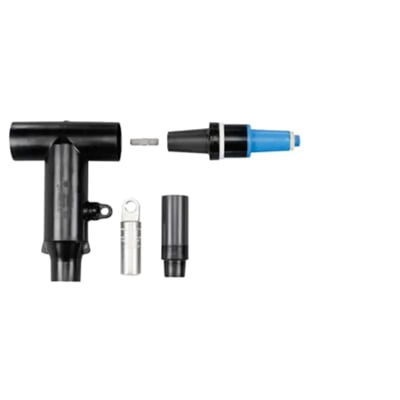 ABB - Installation Products K656ETP-L0380 - 600 Amp, 25kV, Deadbreak Elbow, Window Op Connector Kit with Test Point. Cable Insulation Diameter 1.180 inch to 1.465 inch. Aluminum Compression Lug. Conductor Size AWG or kcmil, Compressed Stranded 700/750 /Compacted Solid 900.