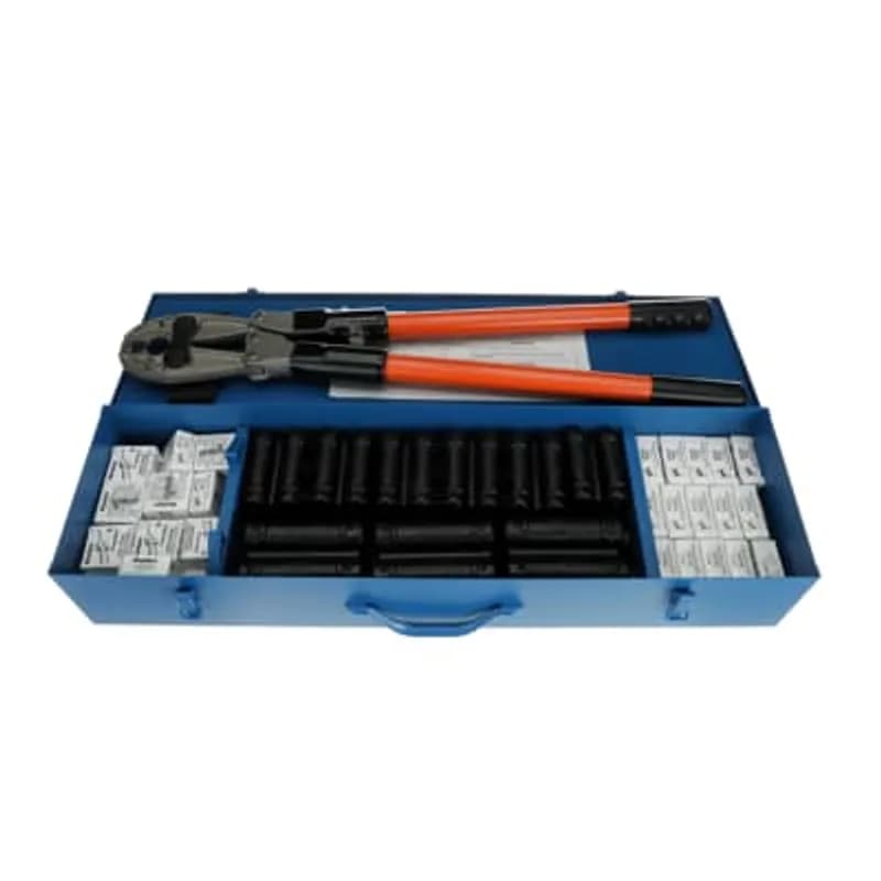 ABB - Installation Products OD-TOOL-KIT - Metal carrying case 1, ODB, Compression Tool , WR159, Compression connectors, WR189, Compression connectors, WR289, Compression connectors, WR379, Compression connectors, WR419, Compression connectors, C5C, Insulating cover, C7C, Insulating covers