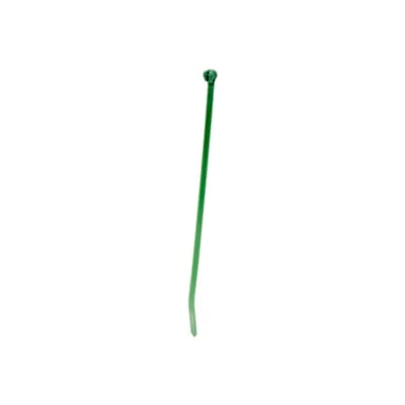 ABB - Installation Products TYHR527M-5 - High Performance Heat Reactive Cable Tie for Indoor Applications, Green Color Proprietary Formulated Nylon, Length of 343mm (13.5 Inches) for Bundle Diameter up to 89mm (3.5 Inches), Width of 6.9mm (0.27 Inch), Thickness of 1.5mm (0.06 Inch), Tensile Strength Rating of 267 Newtons (60 Pounds), Operating Temperature of -60 Degrees Celsius (-76 F) to 85 Degrees Celsius (185 F), Initial Color is Green at 40 Degrees Celsius (104 F), Heat Transition Color is Translucent