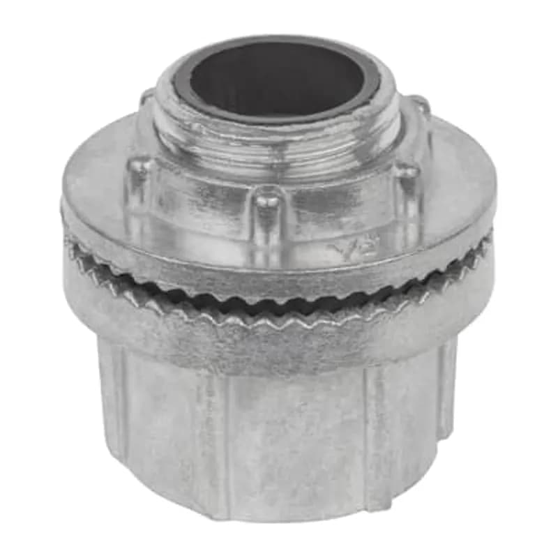 ABB - Installation Products HUB050-SC - Conduit Hub, 1/2 Inch, Zinc Body, Flame Retardant Insulated Throat, Nitrile Rubber Sealing Ring, For Rigid/IMC Applications, UL E23018, Conforms to UL514B