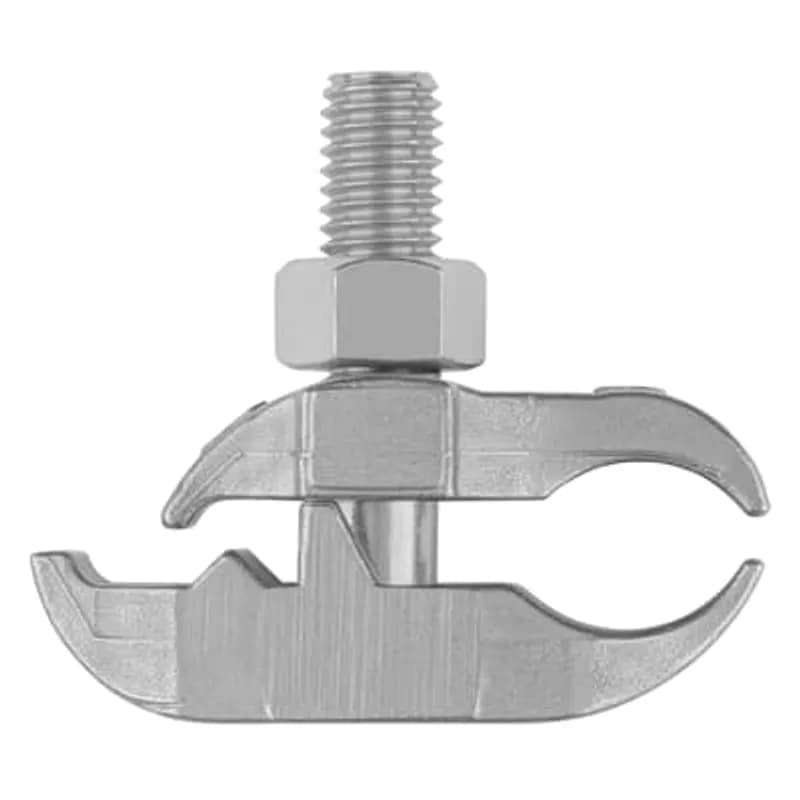 Clamp, PC Beam, Outer Diameter of Conduit or Pipe 1.315 Inch, Nominal Conduit Size 1 Inch, Type 316 Stainless Steel, For Mounting Pipe or Conduit Parallel to the Beam