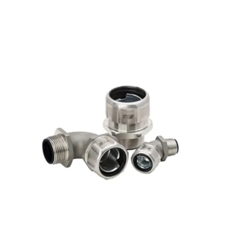 ABB - Installation Products 9347SST6-6HT - High Temperature Liguid-tight 45 Degree Fitting, Trade Size 2 Inch, M63 Thread, 316 Stainless Steel Body and Ground Cone