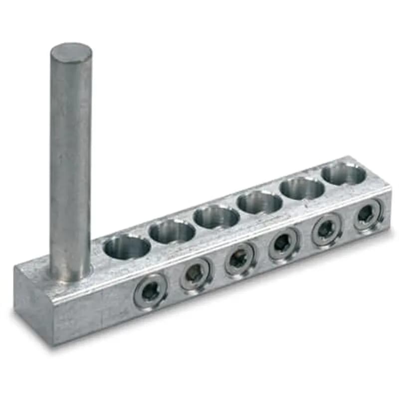 ABB - Installation Products ABP4350-12RW/BB11-12 - Aluminum Overhead Transformer Eyebolt Multi-Tape Set-Screw Connector. Right Hand Version. Cable Range #12 to 350 kcmil, 1/2 inch Pin, with Black PVC Boot Cover. Less than 1000 Volts.