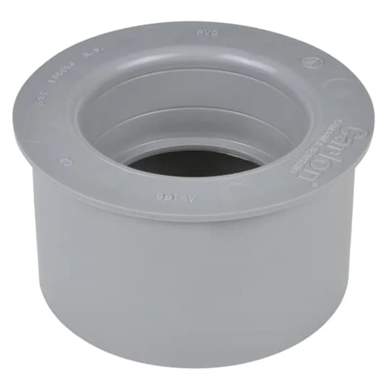 ABB - Installation Products E950KJ-4-HD - Reducer Bushing, Size 2-1/2 Inches x 2 Inches, Length 1-27/64 Inch, Material PVC, Color Gray, For use with Schedule 40 and 80 Conduit
