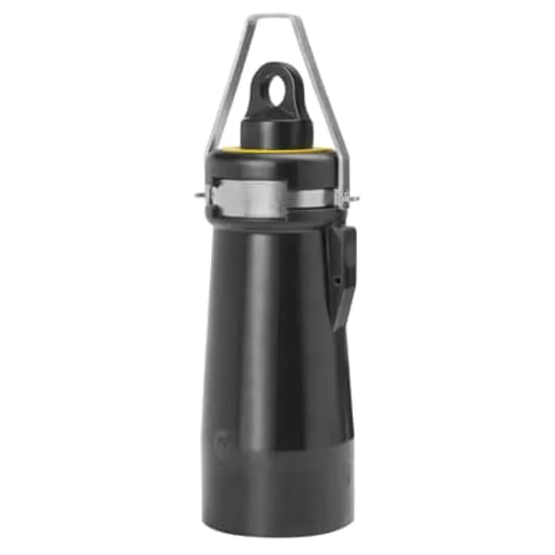 ABB - Installation Products K676BGADDR - 15/25kV, 600 Amps, Insulating Cap for Grounding Device with 1 inch (25.4mm) Ball. Mates with K671BGAD Grounding Accessory Device. Length Counting Bail 10 inch, Widest Diameter 3.46 inch.