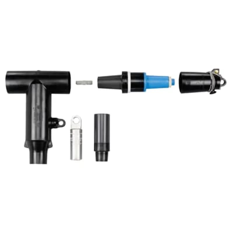 ABB - Installation Products K656ETP-P0410-DRG - 600 Amp, 25kV, Deadbreak Elbow, Test and Ground Replacement Kit with Test Point. Cable Insulation Diameter 1.725 inch to 1.935 inch. Aluminum Compression Lug. Conductor Size AWG Compressed Stranded 1000 kcmil. With Insulated Cap.