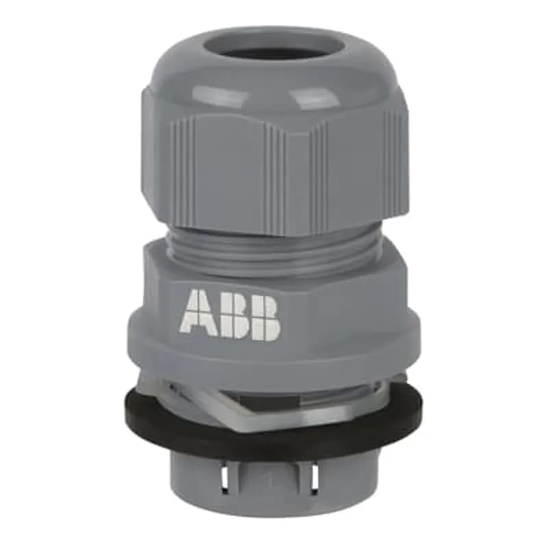 ABB - Installation Products NPG-0751B - Quick Connect Cable Gland, Thread Size 3/4 Inch NPT, Cable Range 13 to 18mm, Thread Length 9mm, Nylon, Black