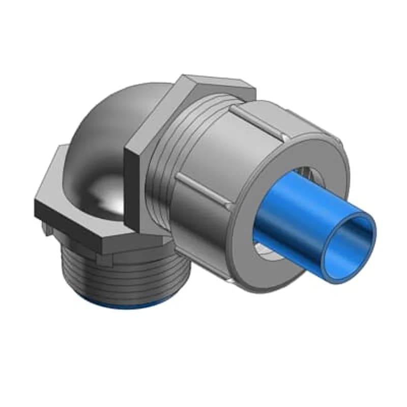 ABB - Installation Products LT975M - 3/4 Inch 90 Degree Steel Liquidtight Bullet With Nylon Insert