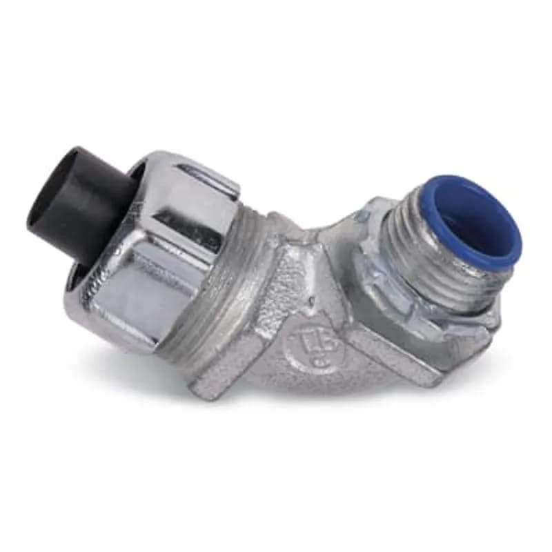 ABB - Installation Products LT950M - 1/2 Inch 90 Degree Steel Liquidtight Bullet With Nylon Insert