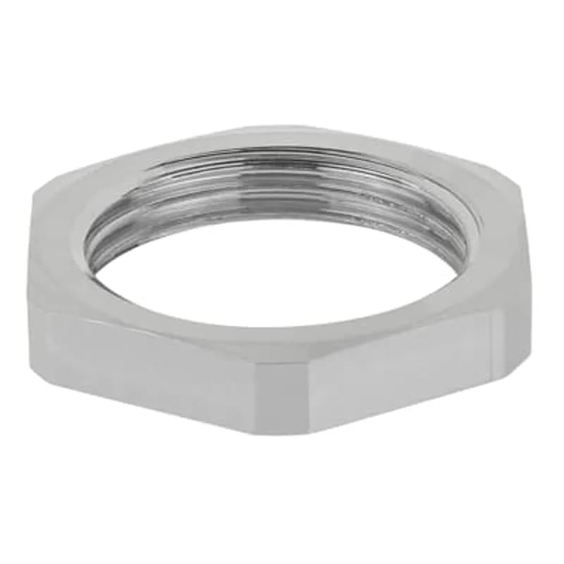 ABB - Installation Products LNB/050 - Locknut, Thread Size 1/2 Inch NPT, Nickel Plated Brass