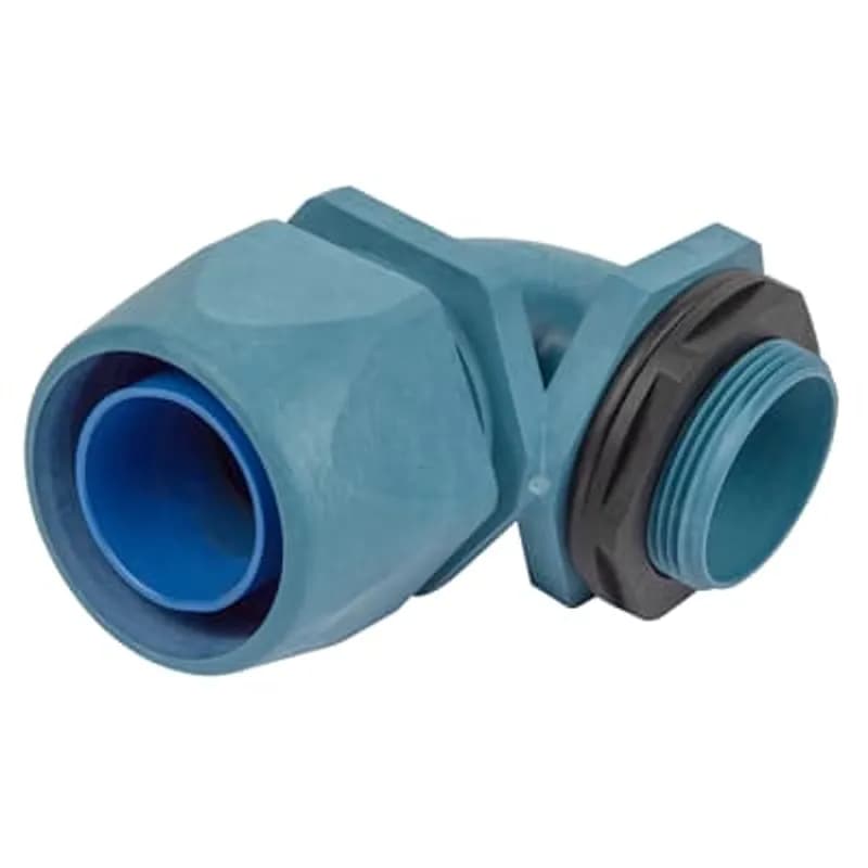 ABB - Installation Products 6327NM - 2 Inches 90 Degree Non-metallic Liquid-tight Type A Fitting with O-ring and Non-metallic Locknut