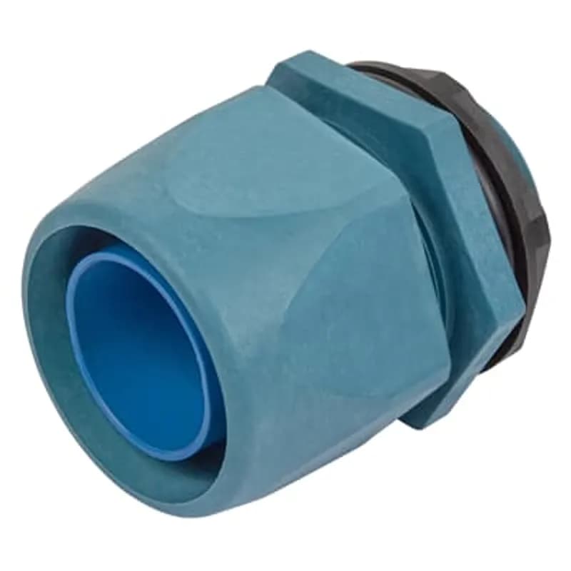 ABB - Installation Products 6306NM - 1 1/2 Inch Straight Non-metallic Liquid-tight Type A Fitting with O-ring and Non-metallic Locknut