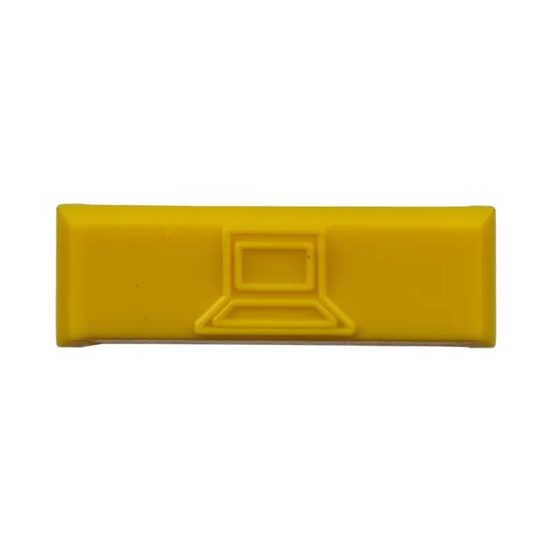 Icon with data image, snaps into jack modules and select faceplates. Package includes 100 yellow icons (5 runners with 20 icons each)