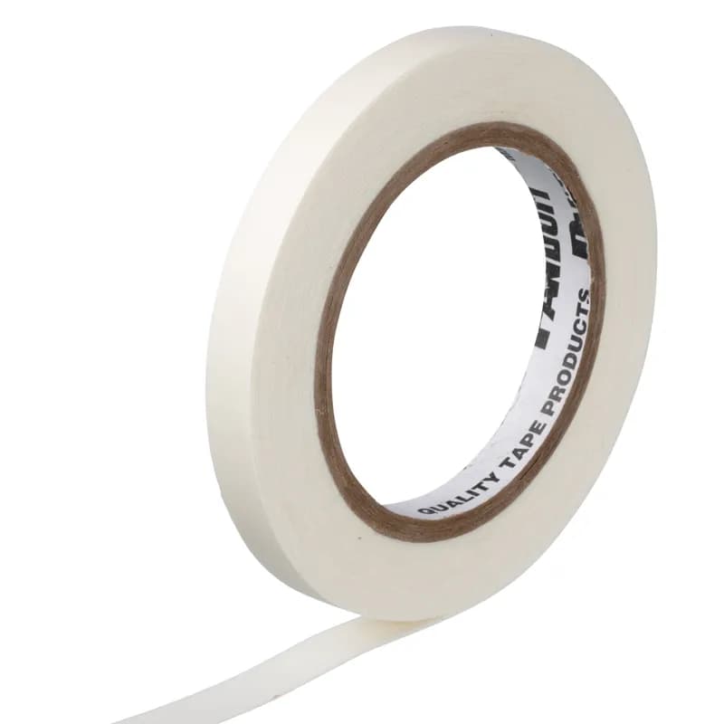The Acrylic Foam Tape is 1/32" X 0.75" X 7YD, for use with Surface Raceway