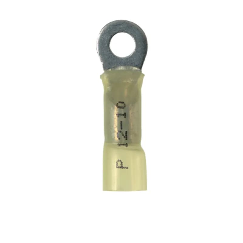 Heat Shrink Ring Terminal 12 10 AWG, 3/8" stud size.