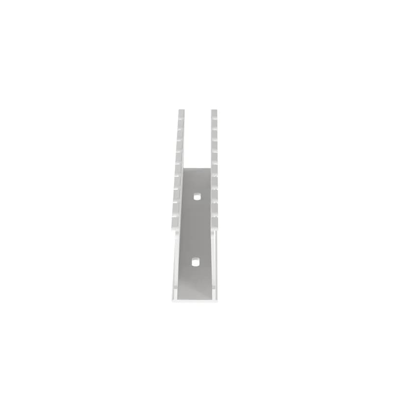 The NE1X2WH6 Halogen-Free Wide Slot Wiring Duct de.sign provides greater rigidity and allows for a wide range of wire/bundle sizes. Upper and lower scorelines for easy finger/sidewall section removal. UL 94 flame class of V-0 with a UL recognized continuous-use temperature up to 95 C (203 F). Halogen-Free, Polyphenylene Oxide (PPO). Mounting holes provided. 2.06" x 1.14" (52.3 mm x 29.0 mm) and 6' (1.83 m) long. Cover sold separately. Color White. 6 pieces per package.