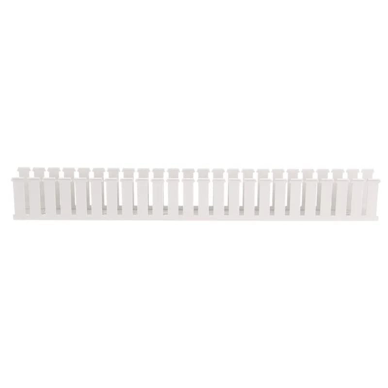 Panduit NE2X4WH6 - The NE2X4WH6 Halogen-Free Wide Slot Wiring Duct design provides greater rigidity and allows for a wide range of wire/bundle sizes. Upper and lower scorelines for easy finger/sidewall section removal. UL 94 flame class of V-0 with a UL recognized continuous-use temperature up to 95 C (203 F). Halogen-Free, Polyphenylene Oxide (PPO). Mounting holes provided. 4.06" x 2.14" (103.1 mm x 54.4 mm) and 6' (1.83 m) long. Cover sold separately. Color White. 6 pieces per package.