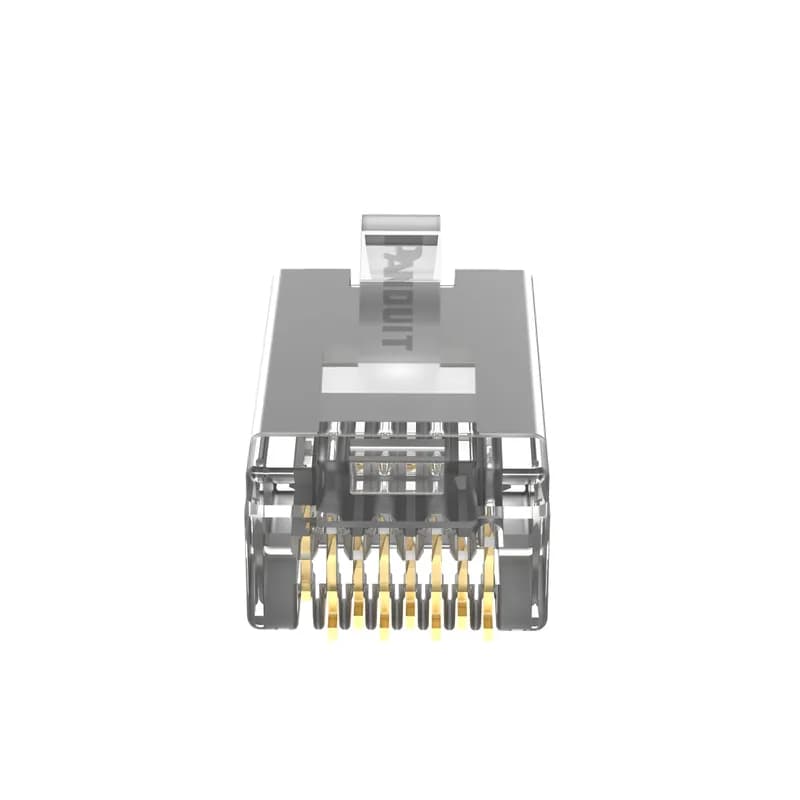 STP modular plug, Cat. 5e, 24-26 AWG, 100 pk.