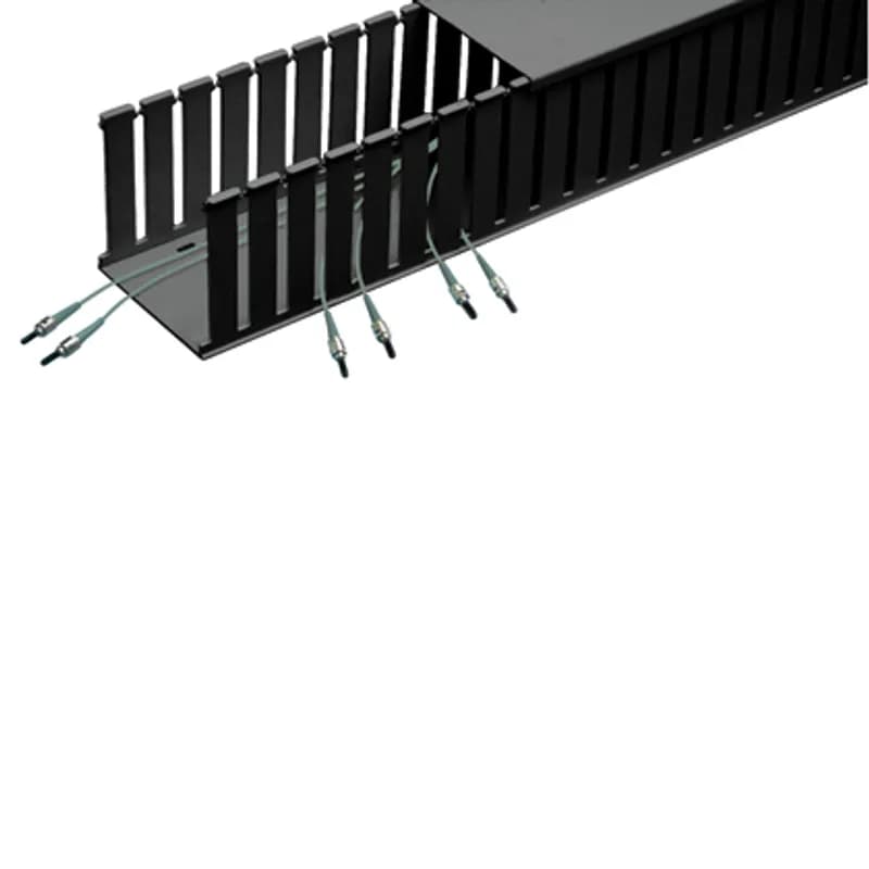 Used to carry the cables vertically to the front or the back of equipment racks throughout the system. Accepts cover C4BL6. Extra supports required when used in horizontal applications. Cover sold separately.