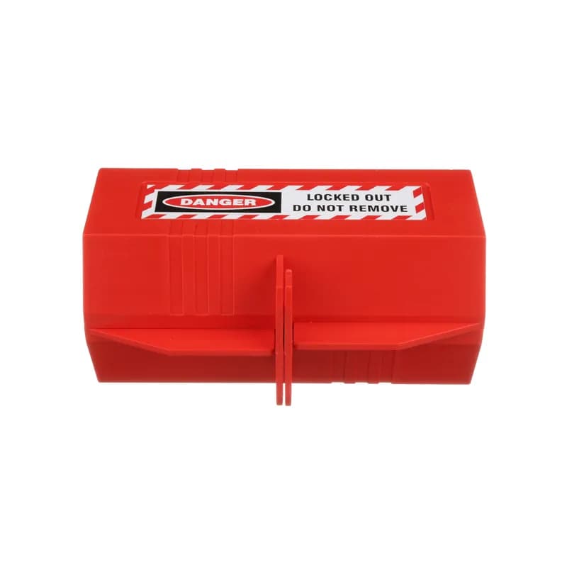 The PSL-CL480 240 - 480 Volt AC Cord Lockout Device is designed to lock out individual corded plugs in a wide range of sizes that can be locked out to prevent energization. Easy to use- insert plugs, close cover, and secure with padlock and tag (sold separately). Constructed of rugged polypropylene providing strength, durability, and added security. 3.25" x 7" (82.5 mm x 177.8 mm). Color Red. 1 per package.