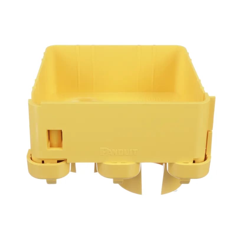 The FiberRunner 2 Port Spillout is used in cable routing systems to route into 1.5 inch (38mm) diameter split corrugated tubing directly through a hole cut in the sidewall of the 4x4 FiberRunner Channel or 4x4 Fiber-Duct Channel. It provides a 2 inch (50.8mm) bend radius control at the exit. It securely holds split corrugated tubing to ensure system integrity and easy access to add or remove cables.