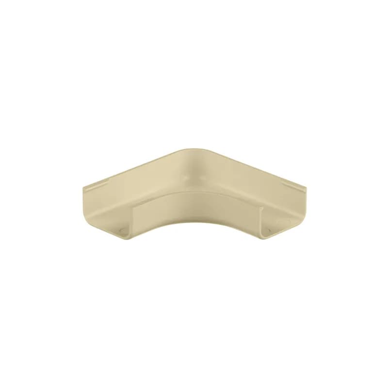 The right angle fitting is a one-piece Surface Raceway fitting designed to transition your raceway around a corner while maintaining a 1" bend radius. It is made to be used with the LD3 raceway, in applications up to 50 V. It is a snap-on installation and measures 1.82 in length. It is constructed with ABS plastic, meets TIA/EIA, and is Electric Ivory.