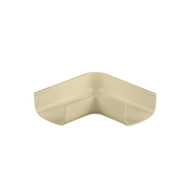 The right angle fitting is a one-piece Surface Raceway fitting designed to transition your raceway around a corner while maintaining a 1" bend radius. It is made to be used with the LD5 raceway, in applications up to 50 V. It is a snap-on installation and measures 2.5 in length. It is constructed with ABS plastic, meets TIA/EIA, and is Electric Ivory.