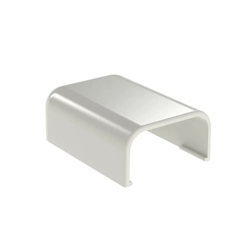 The end cap fitting allows for closing off one end of the Surface Raceway when you no longer need to run cables. It is designed to be used with the LD5 Surface raceway. It meets TIA/EIA, used in applications up to 50 V. It features a snap-on installation, is made of ABS plastic, and is Off White.