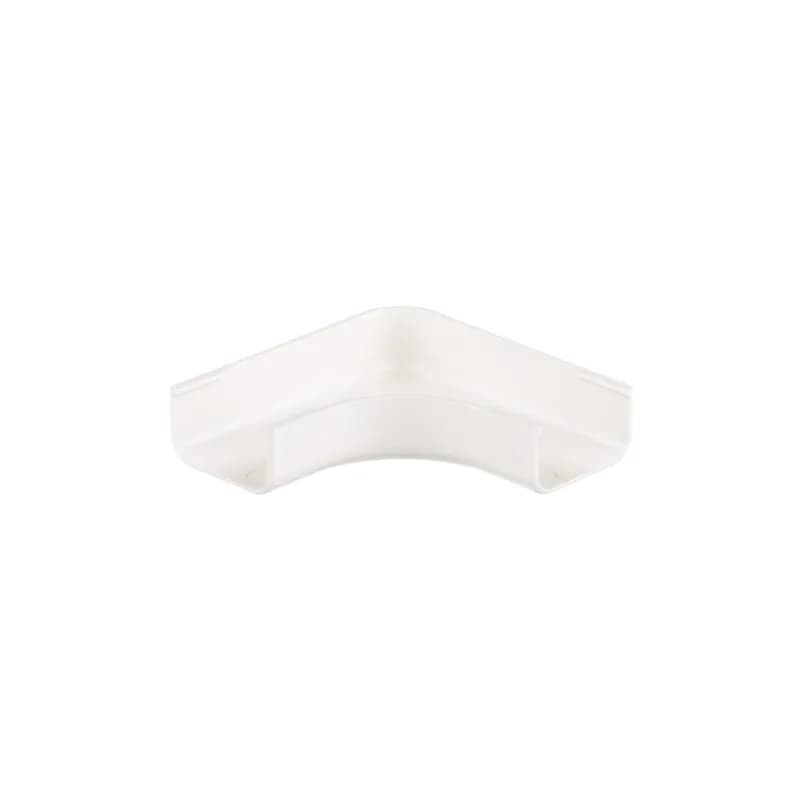 The right angle fitting is a one-piece Surface Raceway fitting designed to transition your raceway around a corner while maintaining a 1" bend radius. It is made to be used with the LD3 raceway, in applications up to 50 V. It is a snap-on installation and measures 1.82 in length. It is constructed with ABS plastic, meets TIA/EIA, and is Off White.