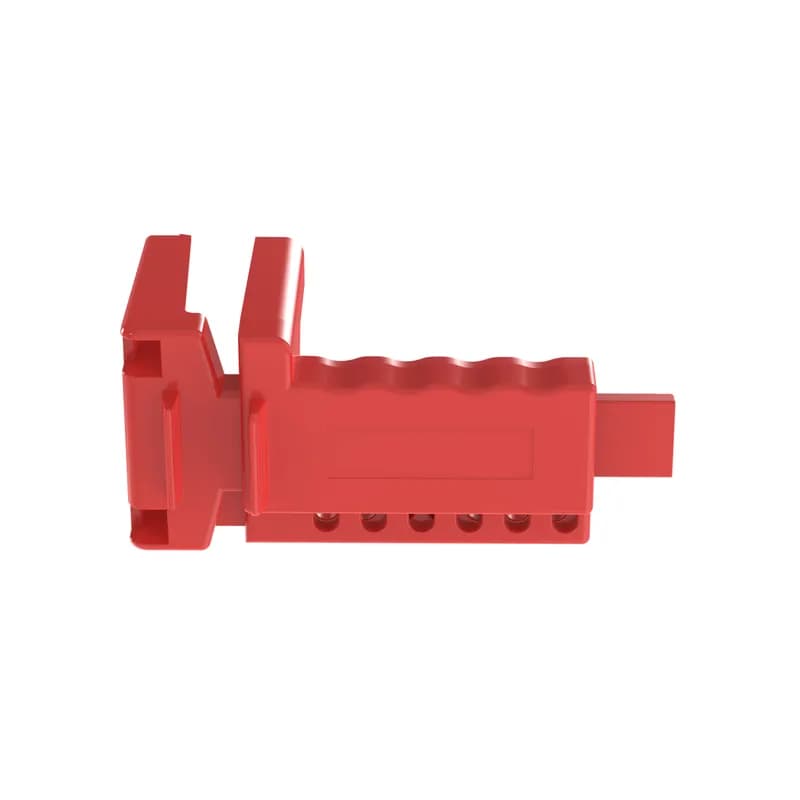 The PSL-BV1 Ball Valve Lockout is constructed of rugged polypropylene providing strength, durability, and added security. The Ball Valves regulating hydraulic, pneumatic, and chemical energy can be locked out quickly and easily. The valve accommodates valve diameters ranging from 0.25" (6.35 mm) to 1" (25.4 mm) with a maximum handle length of 7.5" (190.5 mm). Polypropylene. 3.1" x 6.25" (78.7 mm x 158.8 mm). Color Red. 1 per package.