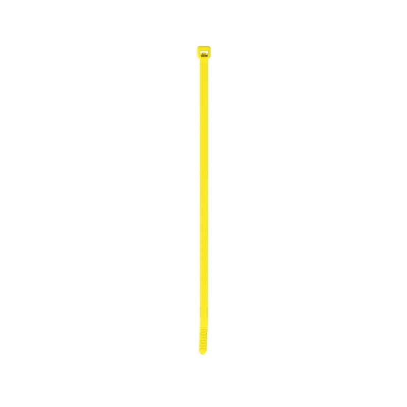 Panduit PLT2S-C54 Locking Cable Ties are designed to satisfy the needs of general applications, while delivering consistent performance and reliability. Featuring a curved tip to allow for easy pick up from flat surfaces and faster initial threading. Standard cross section, 7.4" (188mm) length. Made of Nylon 6.6, are fluorescent yellow in color and come in packages of 100.